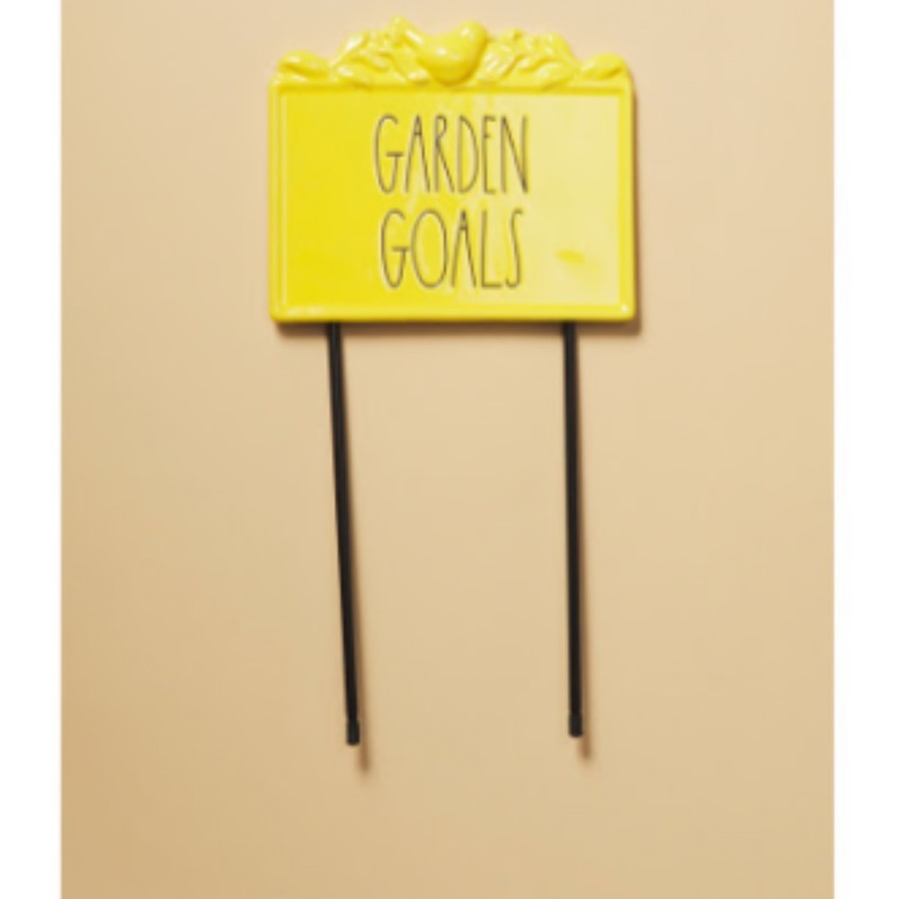 8x6 Garden Goals Decorative Sign
